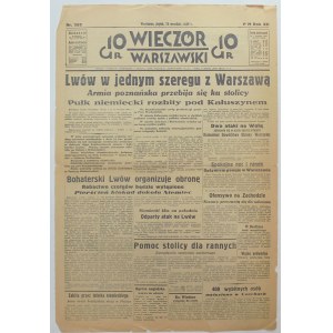 Wieczór Warszawski, 15 września 1939, Lwów się broni