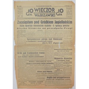Wieczór Warszawski, 18 września 1939, porażki Niemców