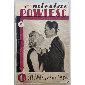 Co miesiąc powieść, R.1942 nr 11 /E.Rell - Śpiewak z dancingu/