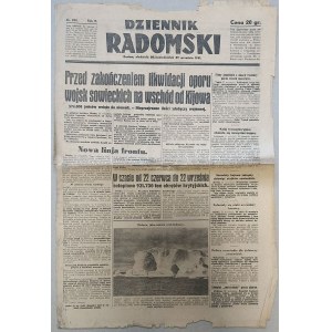 Dziennik Radomski, R.1941 nr 226 - koniec bitwy o Kijów