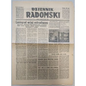 Dziennik Radomski, R.1942 nr 67 - rozrywki w stalagu, Leningrad