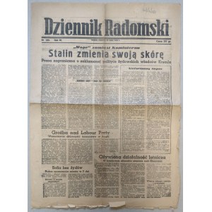 Dziennik Radomski, R.1943 nr 123 - lista katyńska [Katyń]