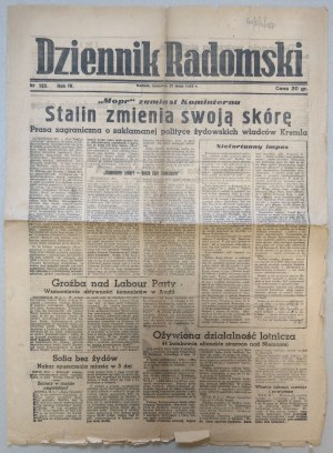 Dziennik Radomski, R.1943 nr 123 - lista katyńska [Katyń]