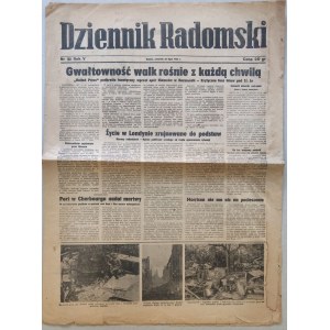 Dziennik Radomski, R.1944 nr 168 - opór w Normandii