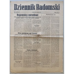 Dziennik Radomski, R.1944 nr 242 - Bojownicy narodowi