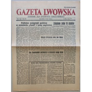 Gazeta Lwowska nr 105, 6.5.1943 lista katyńska [Katyń 3]