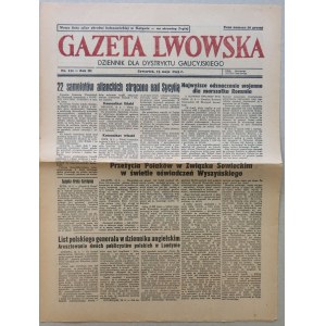 Gazeta Lwowska nr 111, 13.5.1943 lista katyńska [Katyń 5]