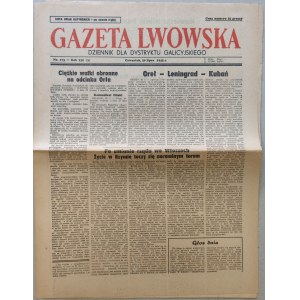 Gazeta Lwowska nr 175, 29.7.1943 listy katyńskie [Katyń 19]