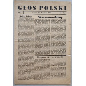 Głos Polski. R.1944 nr 4 [wyd. pseudokonspiracyjne]