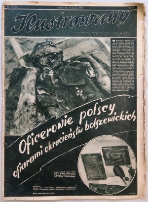 Ilustrowany Kurier Polski. R.1943 nr 16 [Katyń]