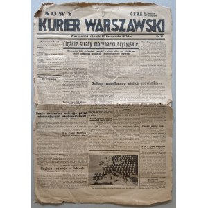 Nowy Kurier Warszawski. R.1939 nr 33- pocz. akcji tylko dla aryjczyków