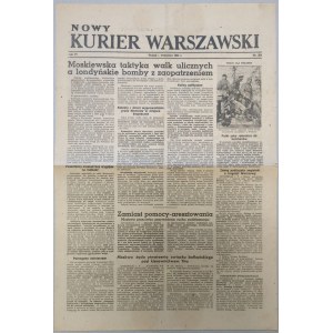 Nowy Kurier Warszawski 1944 nr 204 z 1.09 /Powstanie Warszawskie/