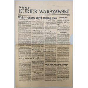 Nowy Kurier Warszawski 1944 nr 215 z 14.09 /Powstanie Warszawskie/