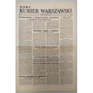 Nowy Kurier Warszawski 1944 nr 221 z 21.09 przesiedlenia