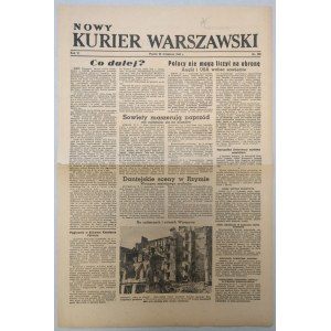 Nowy Kurier Warszawski 1944 nr 222 z 22.09 /Warszawa, zdjęcie zniszczeń/
