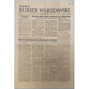 Nowy Kurier Warszawski 1944 nr 228 z 29.09 /Powstanie Warszawskie, Mokotów/