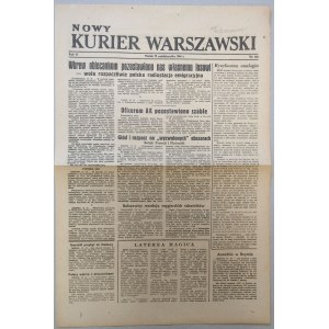 Nowy Kurier Warszawski 1944 nr 240 z 13.10 /Powstanie Warszawskie/