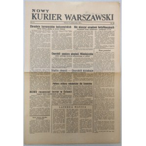 Nowy Kurier Warszawski. 241/1944 z 14.10 / Powstanie Warszawskie/