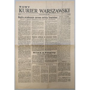 Nowy Kurier Warszawski 1944 nr 250 z 25.10 / Serock, Filipiny/