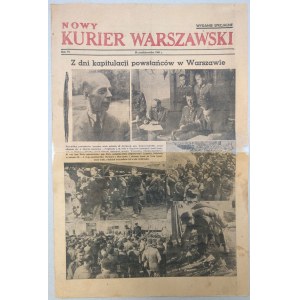 Nowy Kurier Warszawski 28.10.1944 / Powstanie Warszawskie - kapitulacja/.