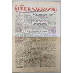 Nowy Kurier Warszawski 1944 nr 272 z 19.11 /Władysław Bartoszewski/
