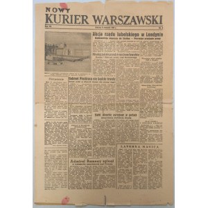 Nowy Kurier Warszawski 1945 nr 5 z 6.01 / Wola - rzeź Woli/