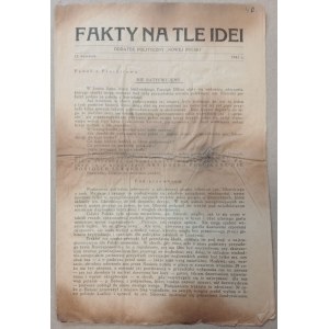 Fakty na Tle Idei R.1941 (15 IX) - układ Sikorski-Majski /Konfederacja Narodu/