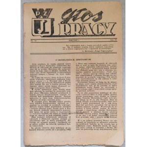Głos Pracy. R.1943 nr 12 - m.in. o NSZ /Polski Związek Wolności/