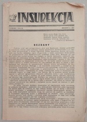 Insurekcja. R.1944 nr 3 / Związek Walki Zbrojnej, AK/