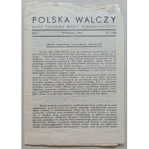 Polska Walczy nr 2/1944 - o zmianach społecznych /Polska Walczy, Grupa „Olgierda”/