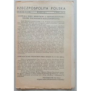Rzeczpospolita Polska. R.1943 nr 4 -5 - m.in. o NSZ /Delegatura Rządu/