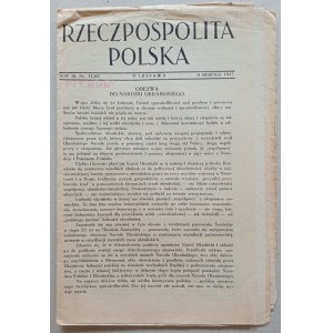 Rzeczpospolita Polska. R.1943 nr 14 Odezwa do Narodu Ukraińskiego /Delegatura Rządu/