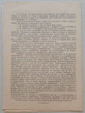 S[trzelec] r. 1943 nr 32 - rocznica Bitwy Warszawskiej /Obóz Polski Walczącej/
