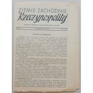 Ziemie Zachodnie Rzeczypospolitej 1943 nr 5 -  likwidacja gett żydowskich /Deleg. Rz./