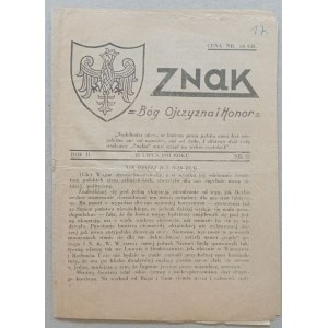 ZNAK. R. 1941 nr 35 - Frank o sytuacji w Polsce /Konfederacja Narodu/