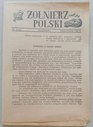 Żołnierz Polski R.1942 nr 8 /Polska Organizacja Zbrojna, AK/