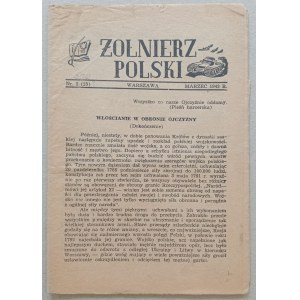 Żołnierz Polski R.1943 nr 3 /Polska Organizacja Zbrojna, AK/