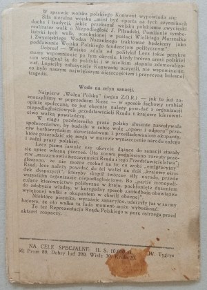 Żywią i Broni R.1942 nr 15 /Stronnictwo Ludowe/