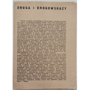 [Grudziński Józef] - Droga i drogowskazy, Roch 1940