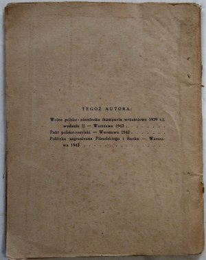 Lipiński W. / Gwido - Bilans czterolecia 1939-43