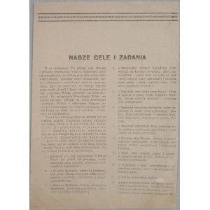 Nasze cele i zadania / Syndykalizm, Związek Syndykalistów Polskich/ 1942