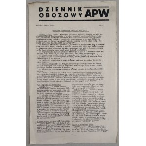 Dziennik Obozowy APW, 1944 nr 27