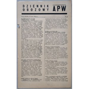Dziennik Obozowy APW, 1944 nr 97