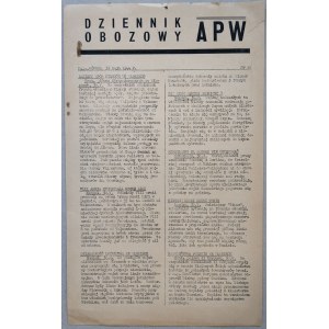 Dziennik Obozowy APW, 1944 nr 99