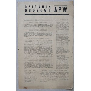 Dziennik Obozowy APW, 1945 nr 66