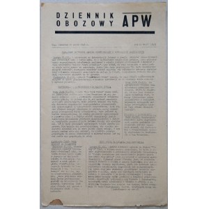 Dziennik Obozowy APW, 1945 nr 67