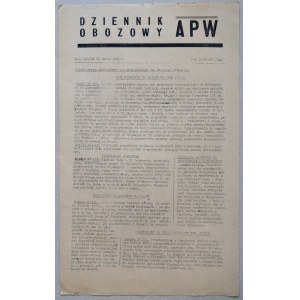 Dziennik Obozowy APW R.1945 nr 68