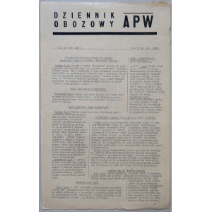 Dziennik Obozowy APW, 1945 nr 108