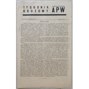 Tygodnik Obozowy APW, 1945 nr 35