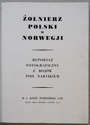 Żołnierz Polski w Norwegji,
